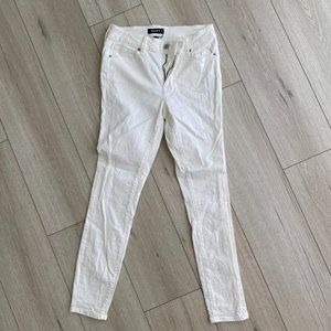DKNY White Jeans Size 27 Low Rise